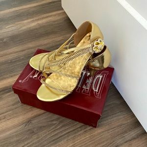 Gold Dress Shoes